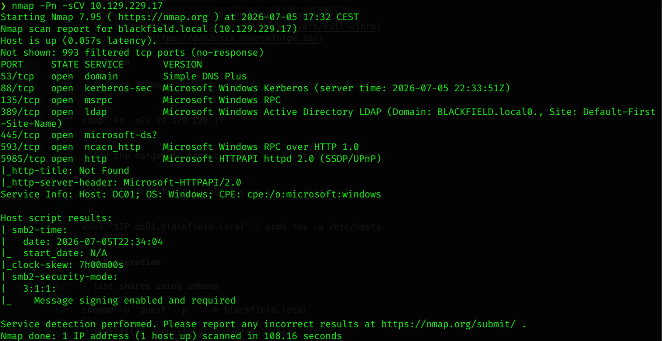nmap